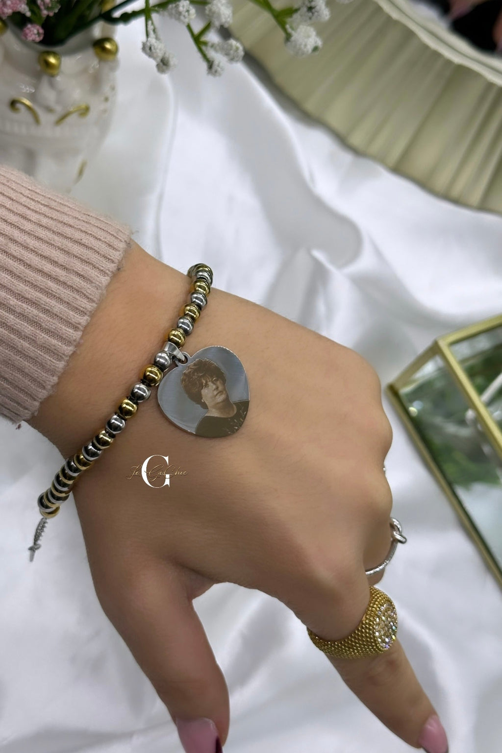 Bracciale con FOTO incisa