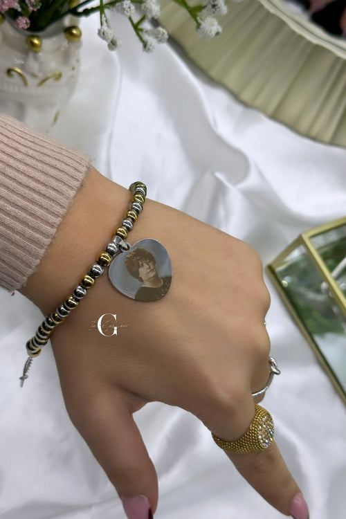 Bracciale con FOTO incisa