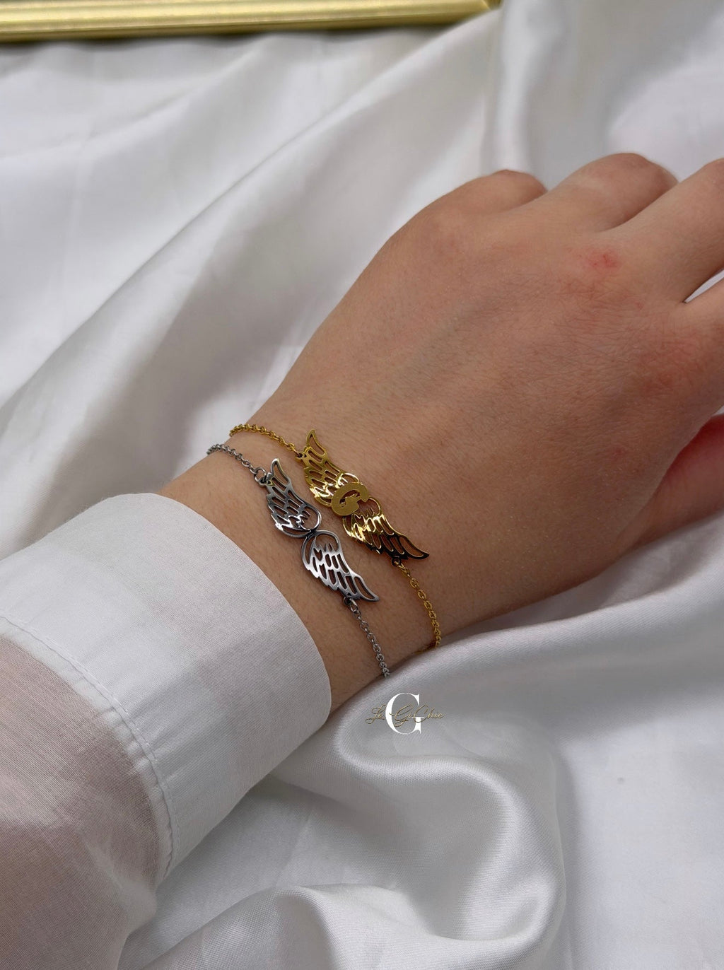 Bracciale “Ali d’angelo” personalizzato