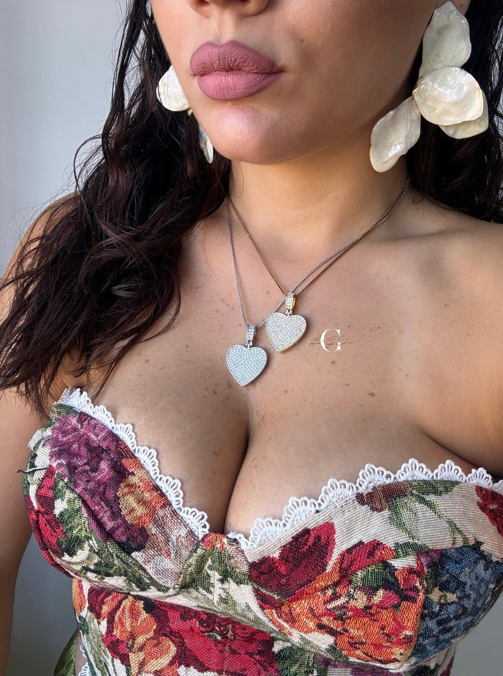 Collana “Cuore zirconato pendente”