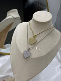 Collana “Cuore zirconato pendente”