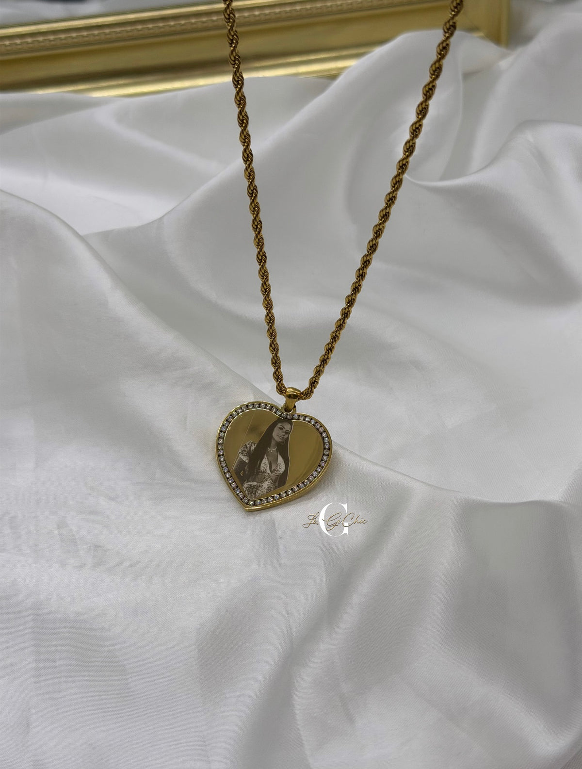 Collana “Cuore con zirconi” per FOTOINCISA
