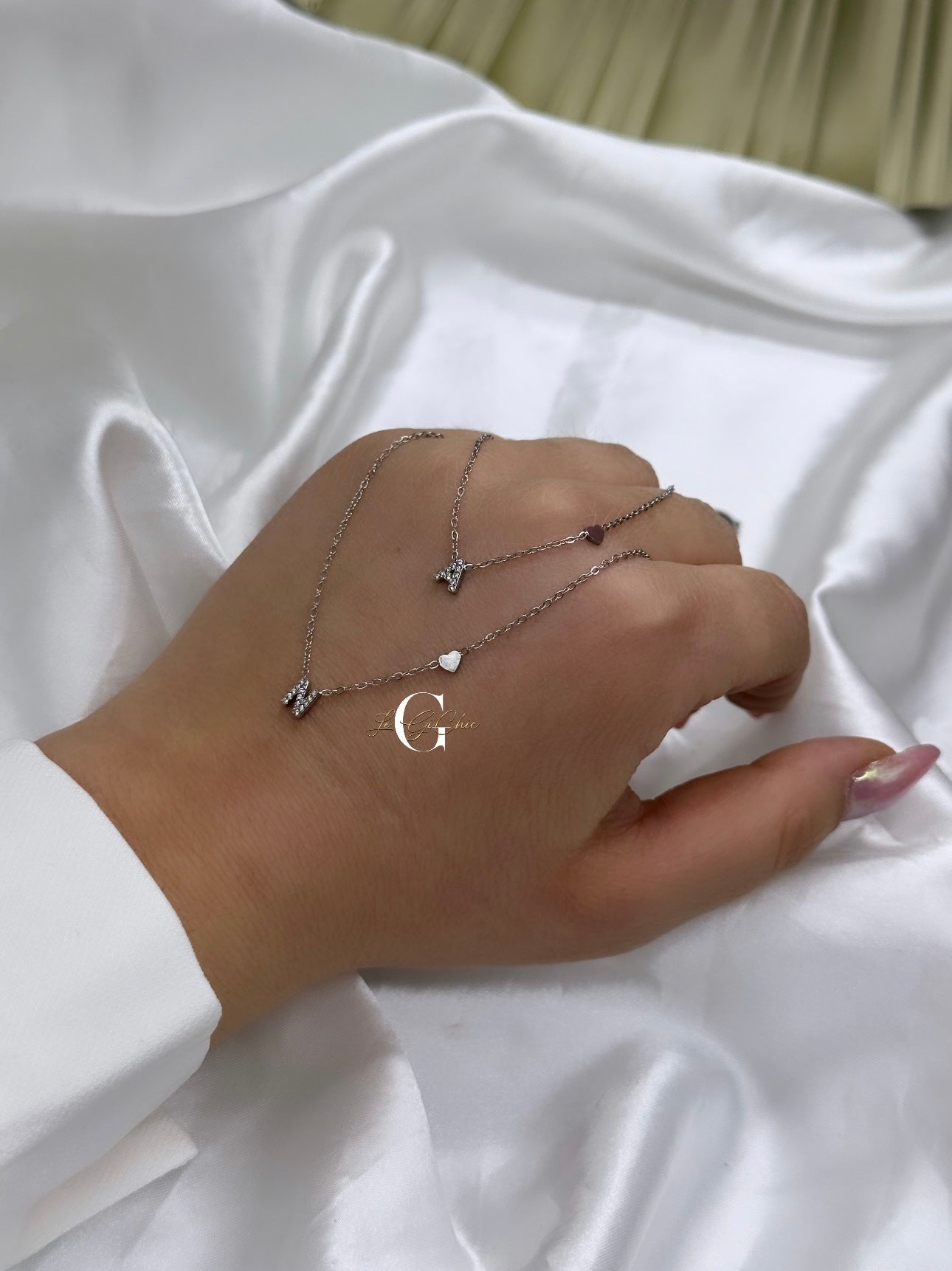 Collana “Mini lettera e cuore”
