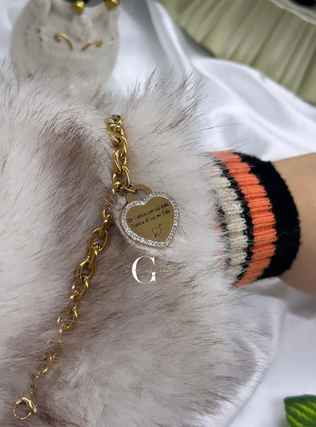 Bracciale “ CUORE & CATENA”