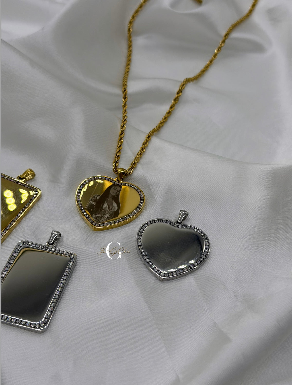 Collana “Cuore con zirconi” per FOTOINCISA