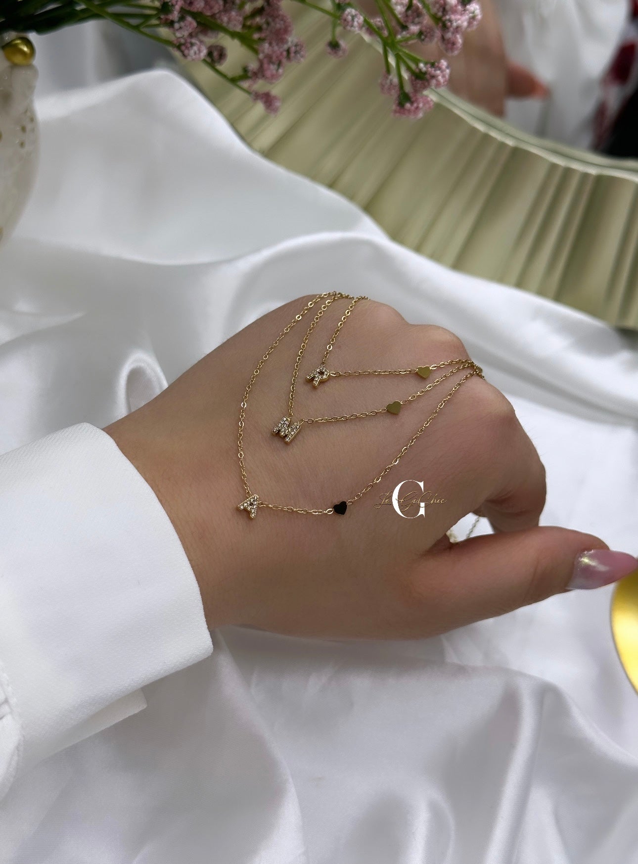 Collana “Mini lettera e cuore”