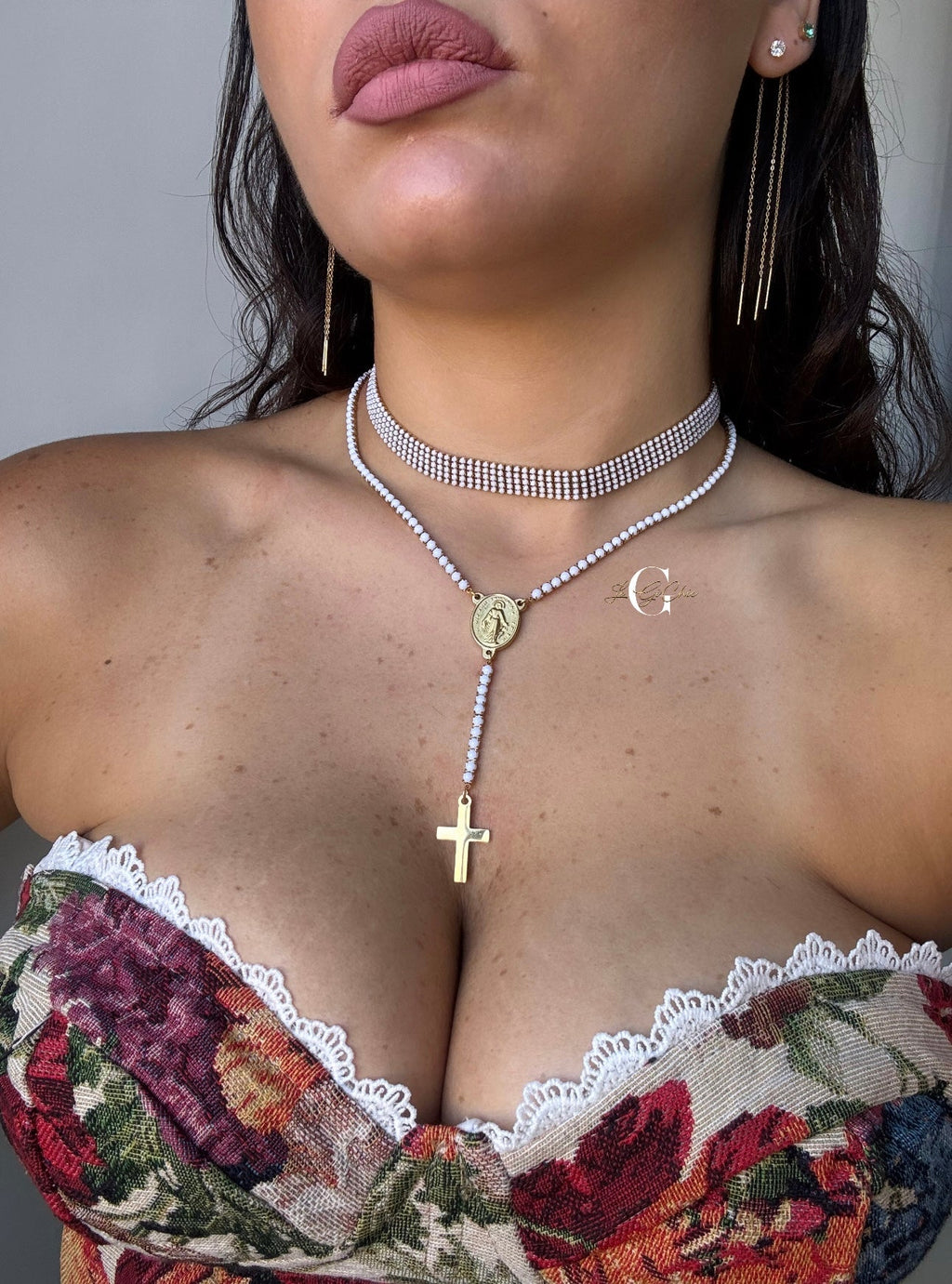 Collana girocollo “Fascia Tennis”