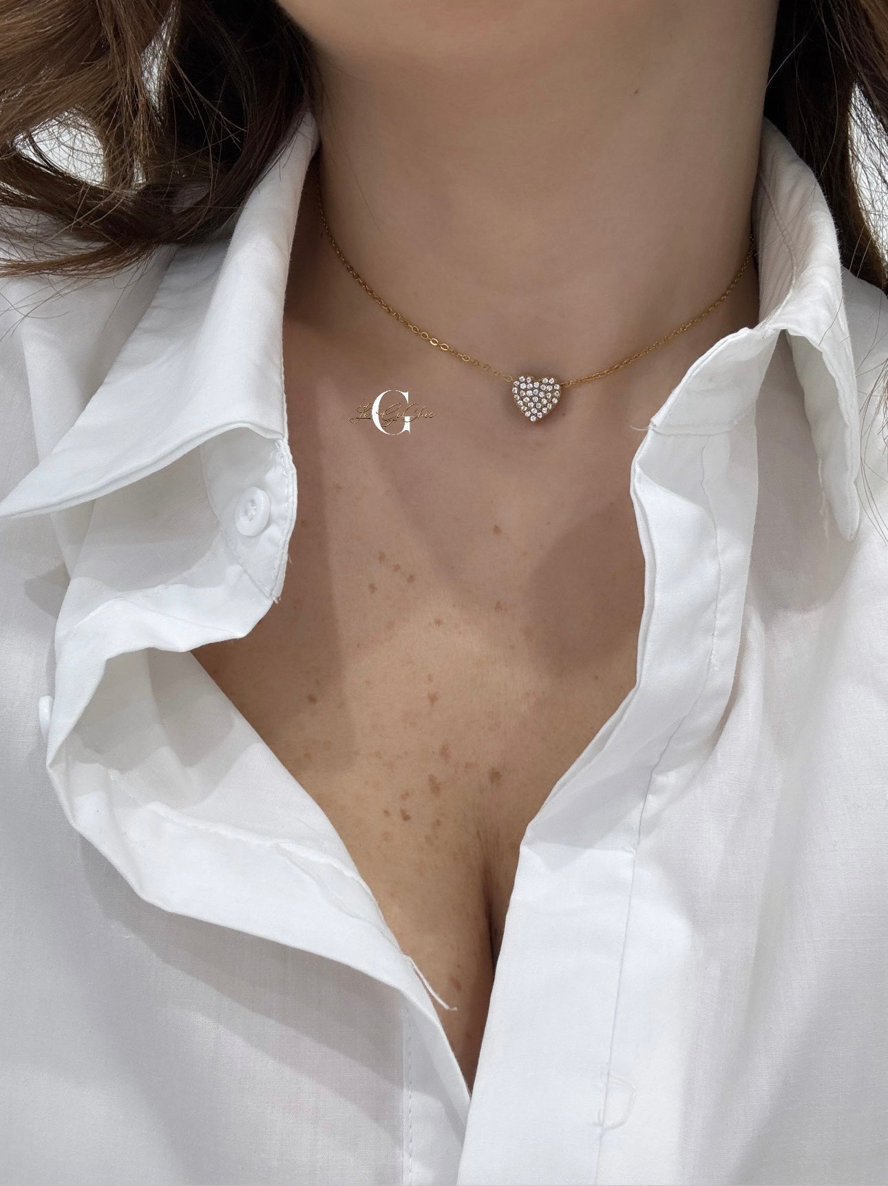 Choker “Heart” + (laccio in omaggio)