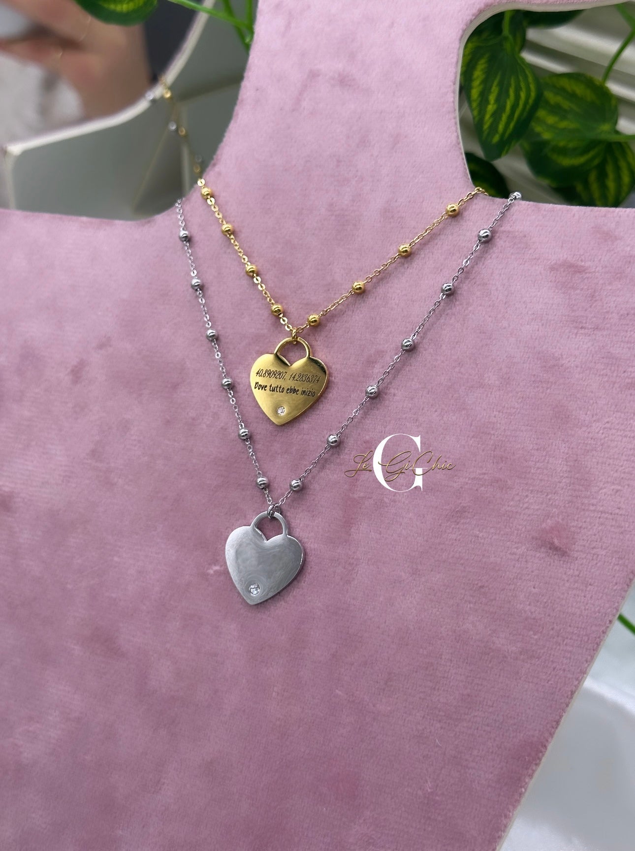 Collana “Cuore e zirconcino”
