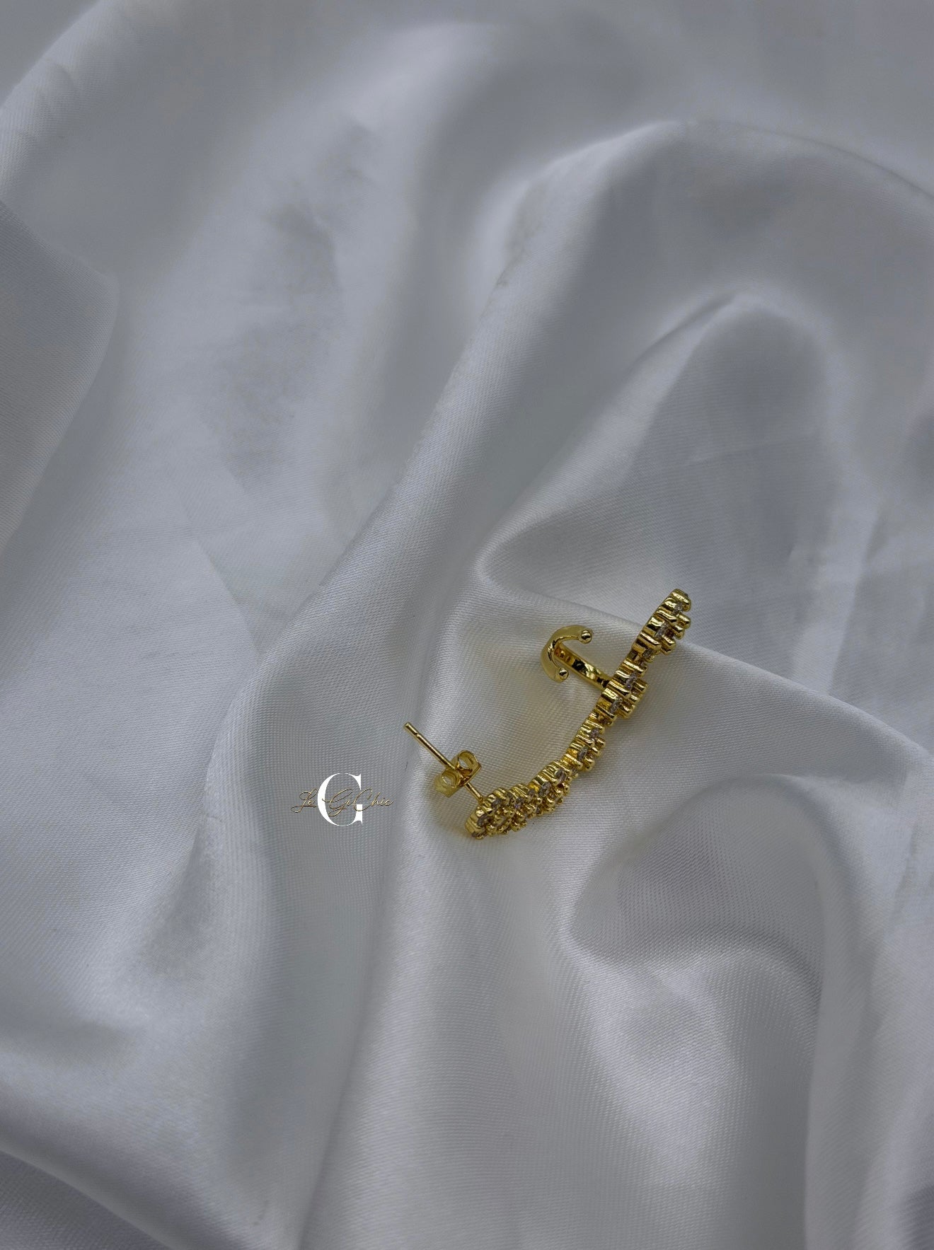 Orecchino ad ear cuff “Magic flowers”