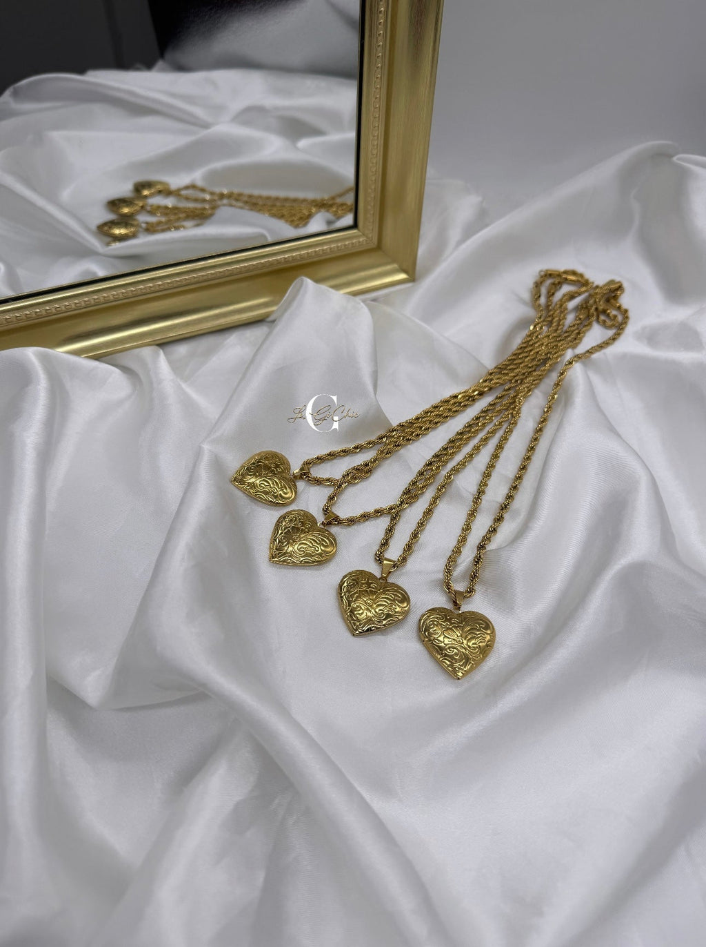 Collana “cuore” apribile con FOTO