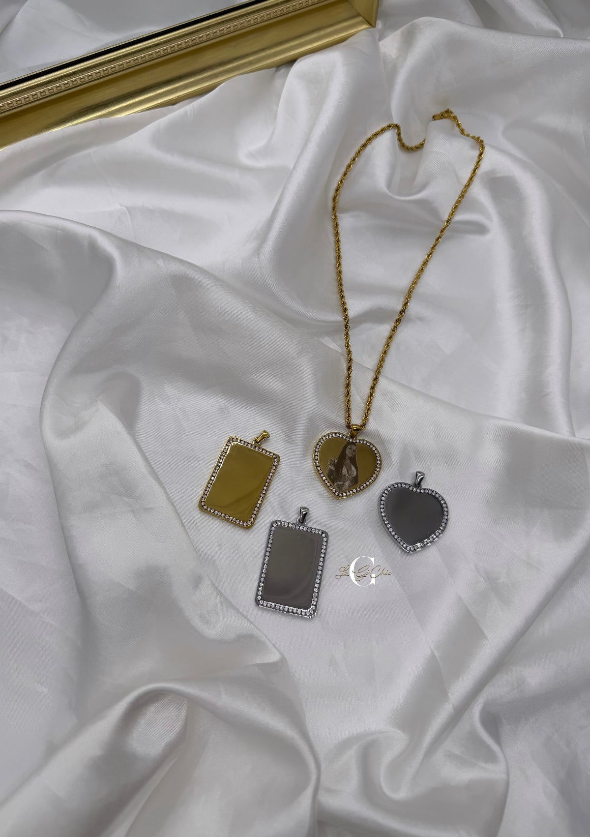 Collana “Cuore con zirconi” per FOTOINCISA