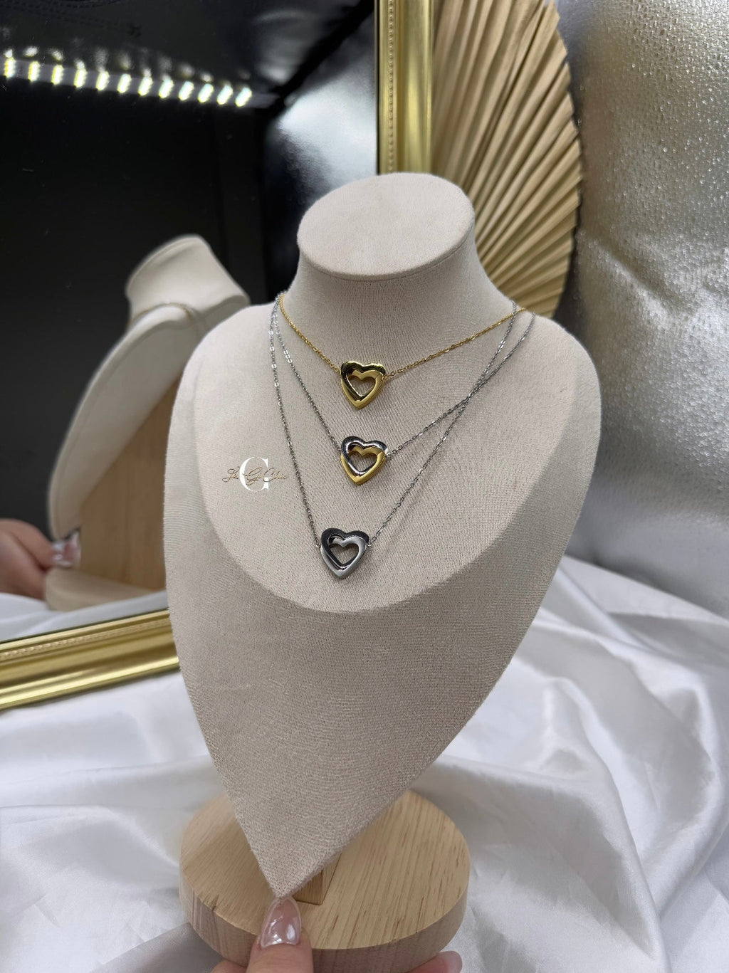 Collana “Due cuori uniti”