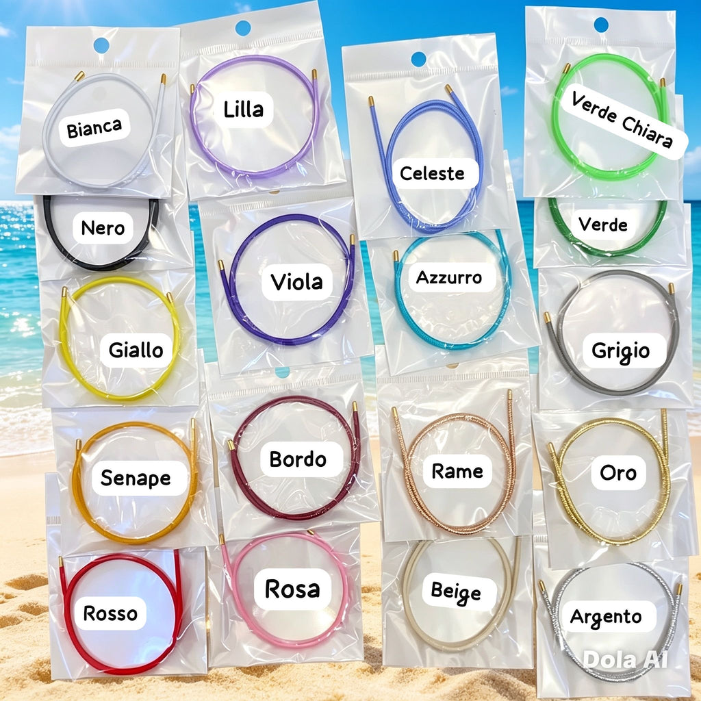 Collana magnetica con lettera “Madreperla”