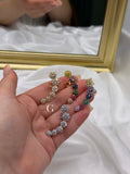 Orecchino ad ear cuff “Magic flowers”
