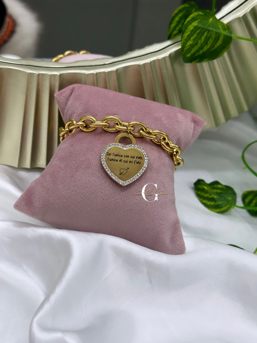 Bracciale “ CUORE & CATENA”