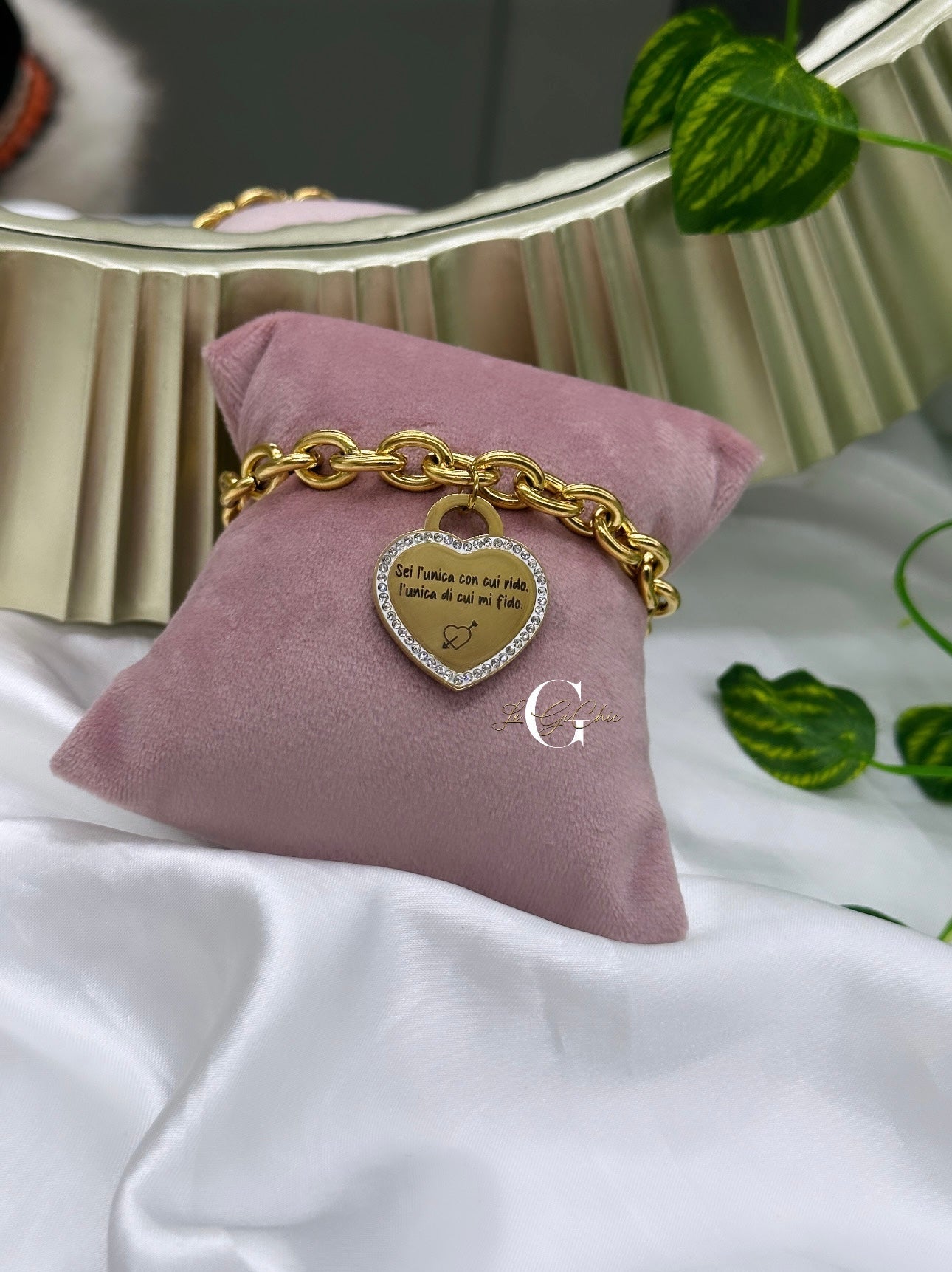 Bracciale “ CUORE & CATENA”