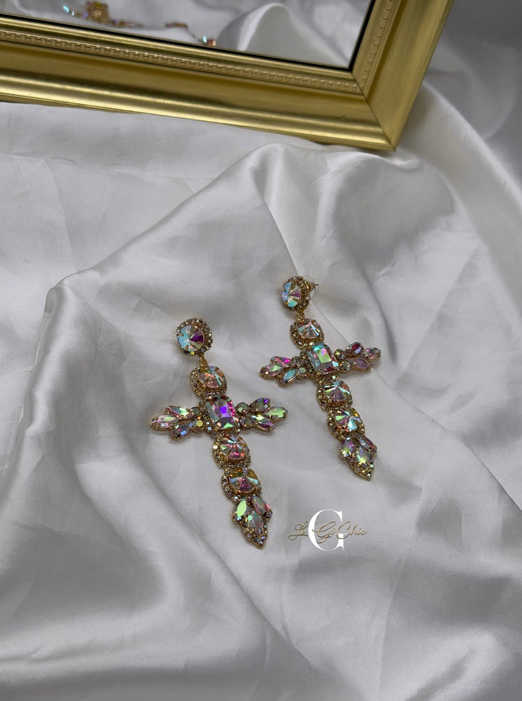 Orecchini “Maxi croce boreale”