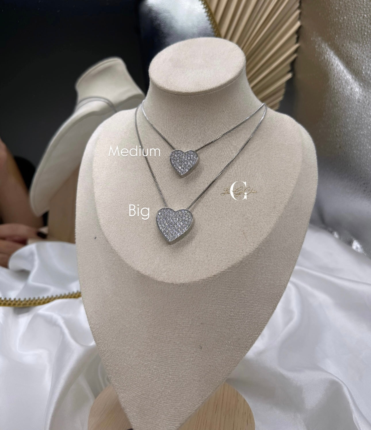 Collana “Cuore Pavè” MEDIUM