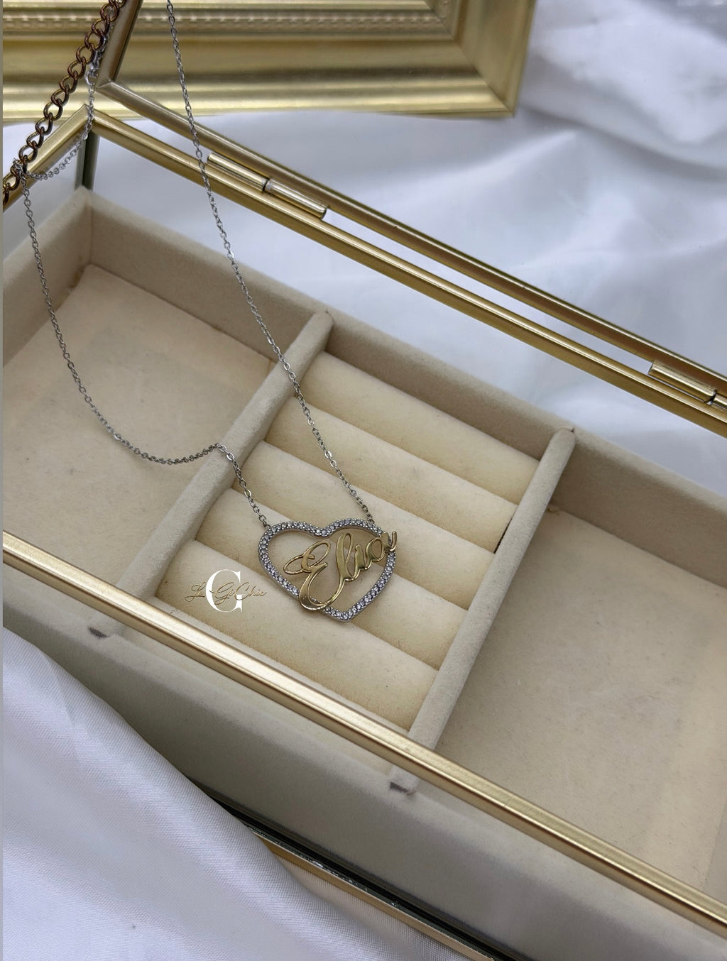 Collana “Cuore d’amore con nome”