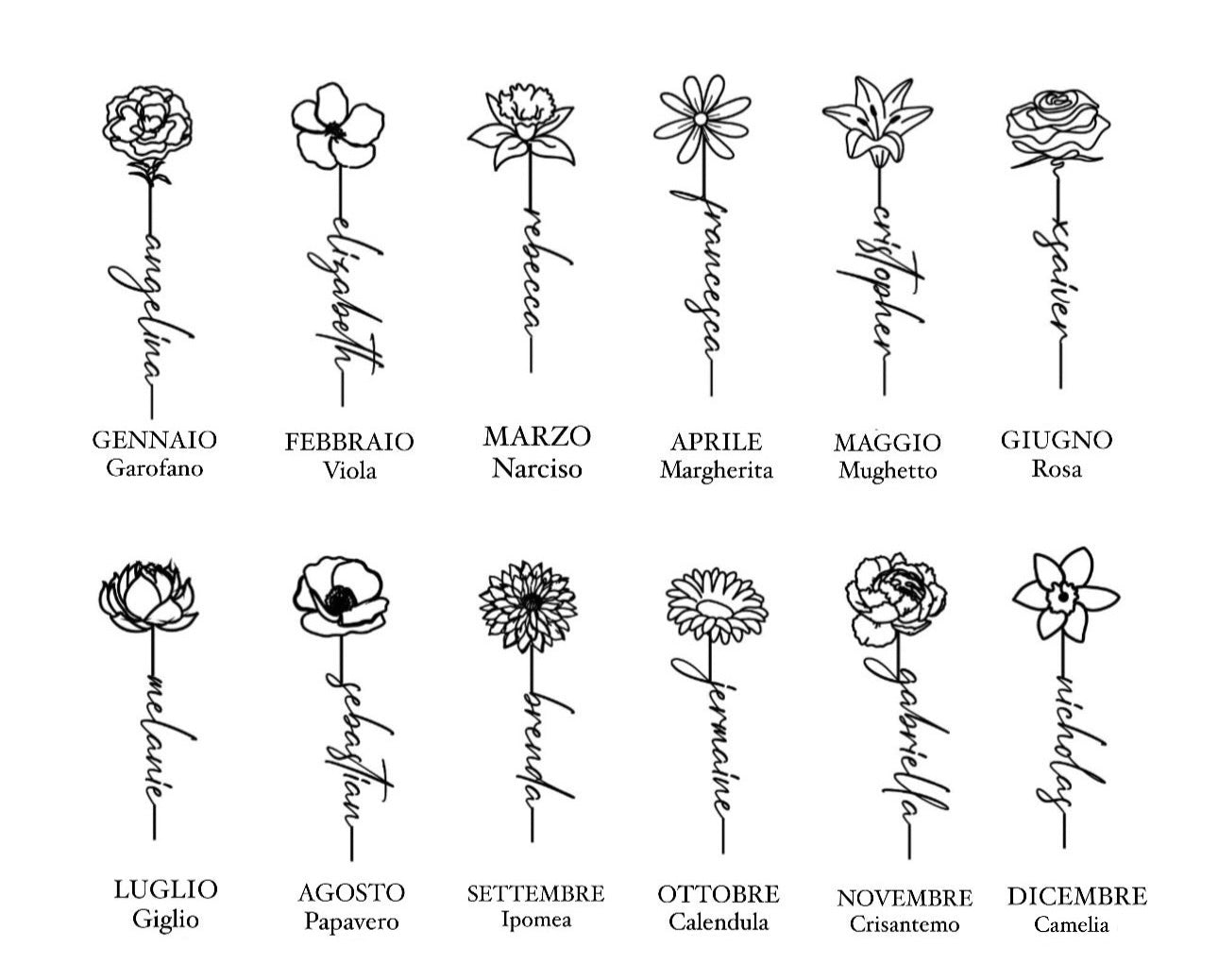 Collana “Flora” in argento 925
