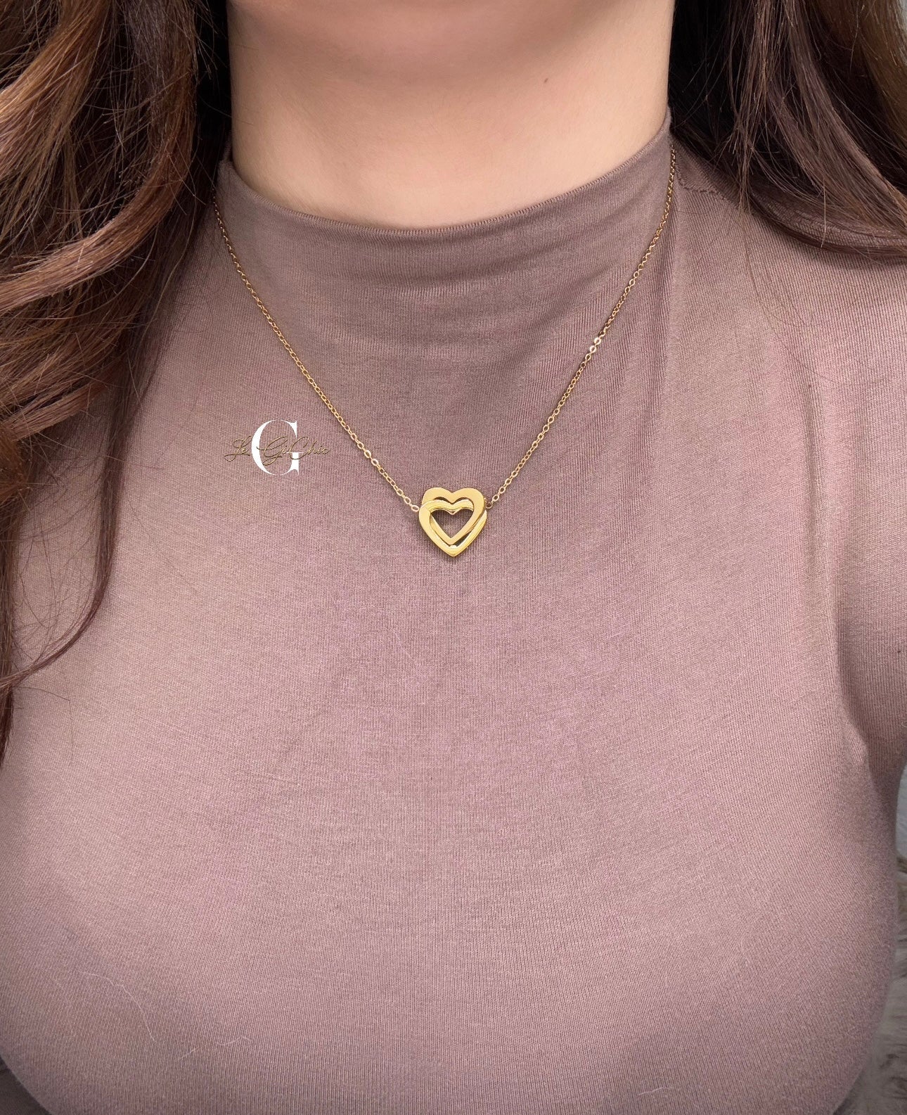 Collana “Due cuori uniti”