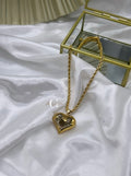 Collana “FOTO incisione” con cuore bombato