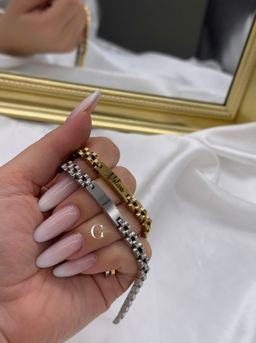Bracciale “Jubilee con targhetta”