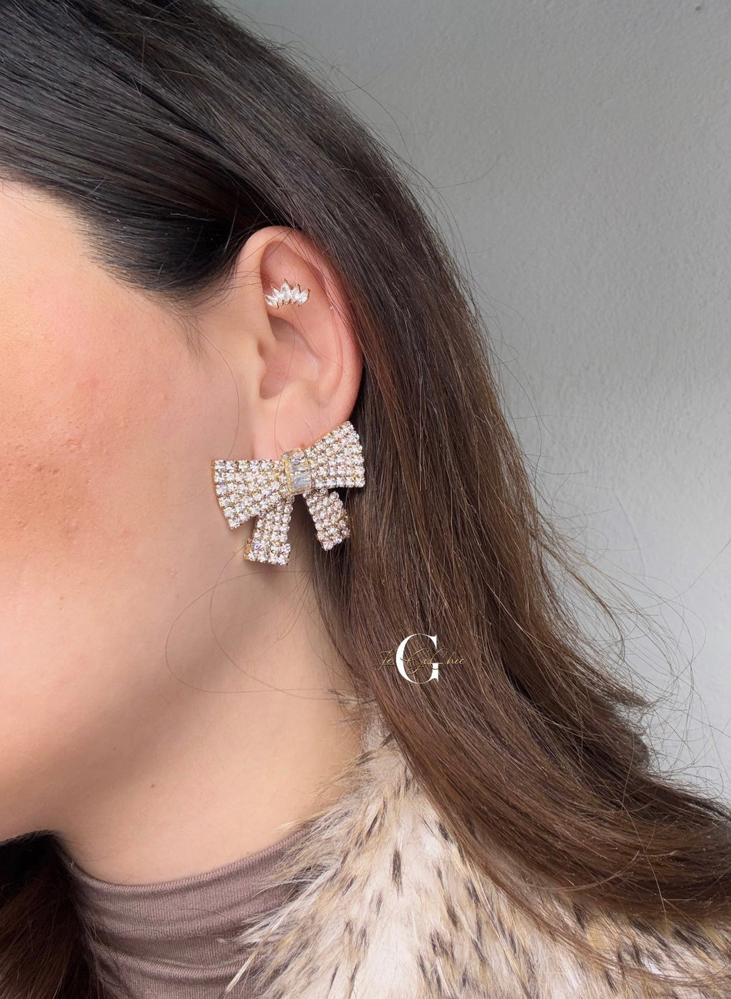 Orecchini “Fiocchi di strass”
